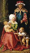 Hans von Kulmbach Mary Salome and Zebedee with their Sons James the Greater and John the Evangelist oil painting